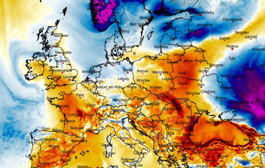 Anomalia temperatury mierzona na wysokości 2 m nad powierzchnią gruntu 27.01