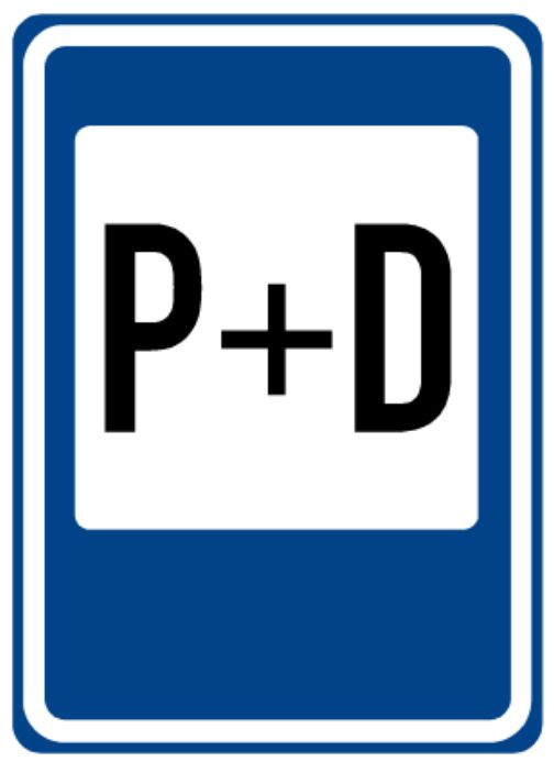 Znak drogowy IP-13f