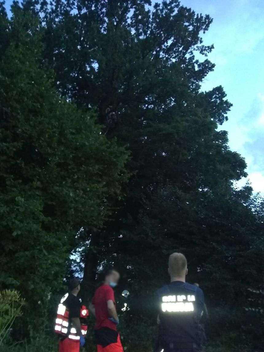 wypadek paralotniarza