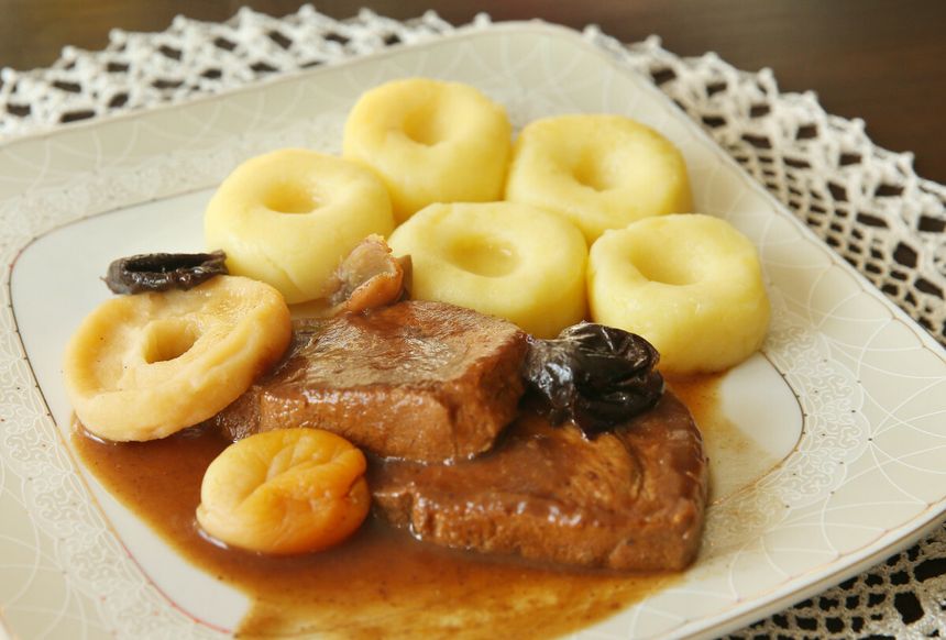 kluski śląskie i dziurki