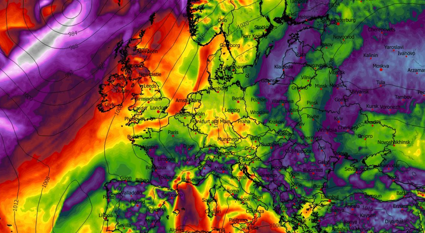 Maksymalny poryw wiatru na wysokości 10 m od czasu prognozy T+0 (km/h) 17.03