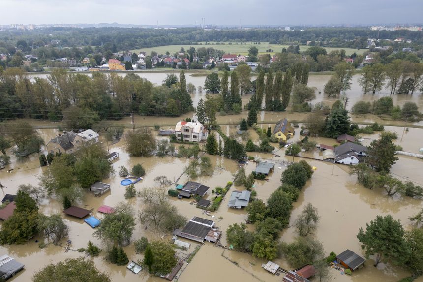 powódź w Czechach, Ostrawa