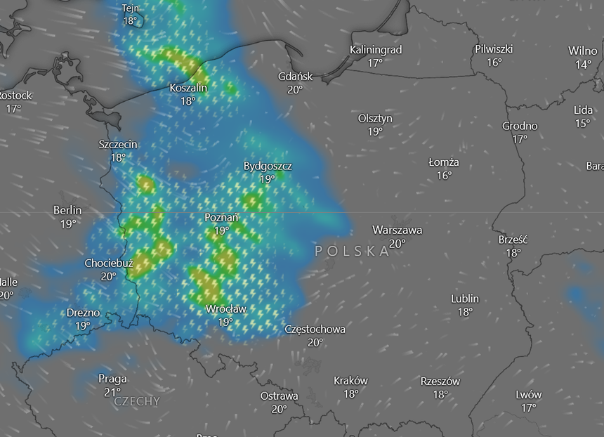 Prognoza pogody: ostrzeżenia (poniedziałek, 26.06.23 r.)