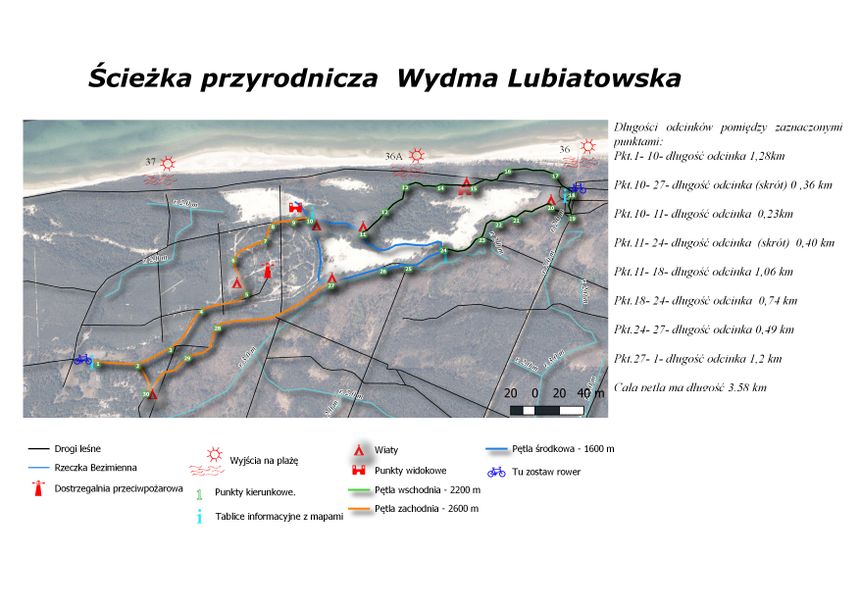 Mapa ścieżki przyrodniczej
