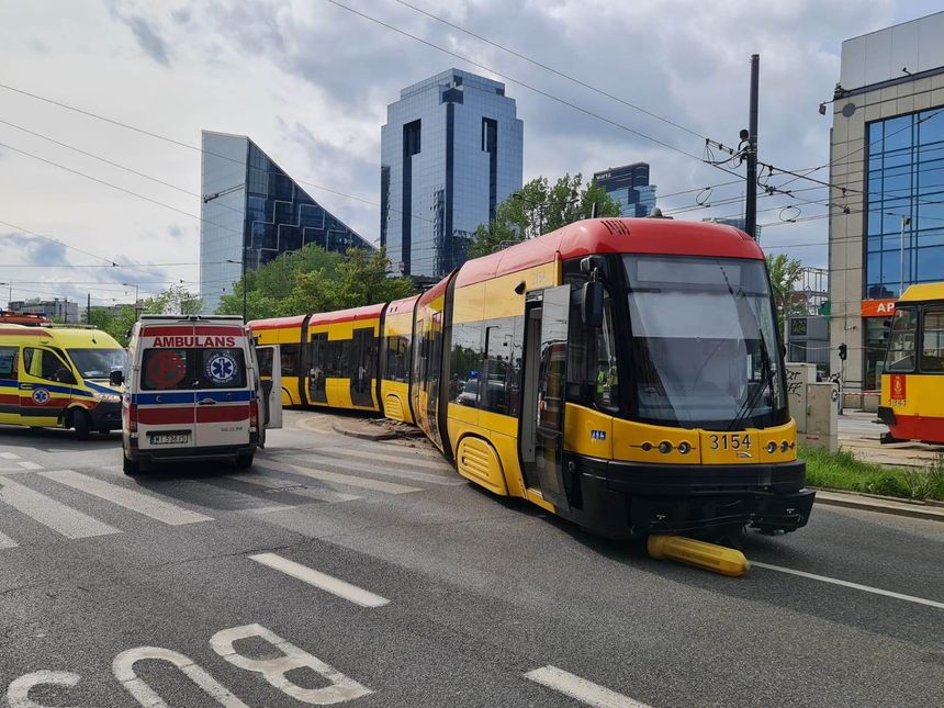 Zderzenie tramwajów w Al. Jerozolimskich