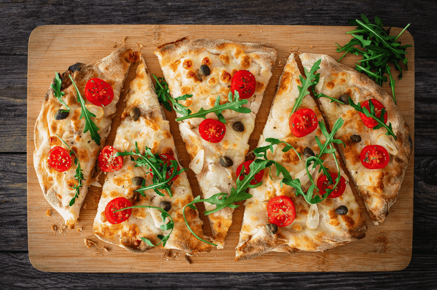 pinsa kontra pizza, kalorie i skład