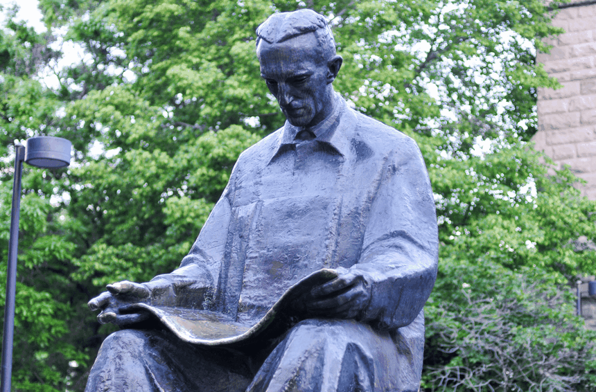 Nikola Tesla, Niagara Falls, New York, Tesla Monument at Goat Island