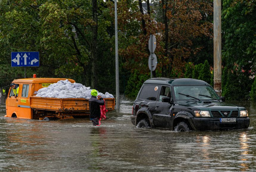 powódź w Jeleniej Górze