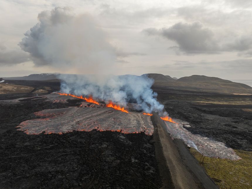 Islandia, wybuch wulkanu