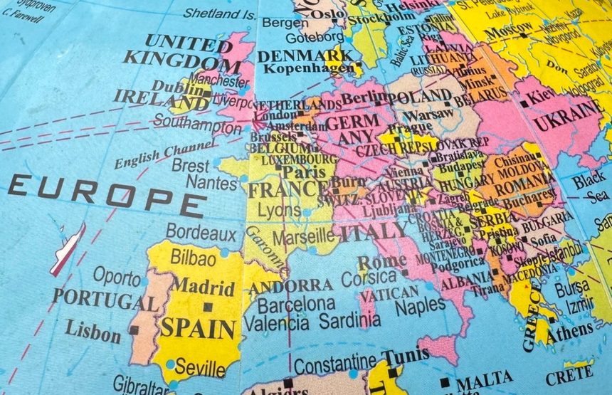 Mapa Europy