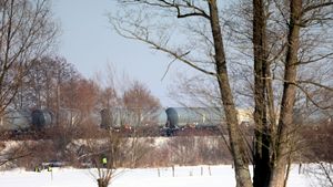 Wykolejenie pociągu towarowego pod Warszawą