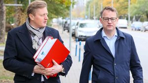 Bartosz Lewandowski i Marcin Romanowski