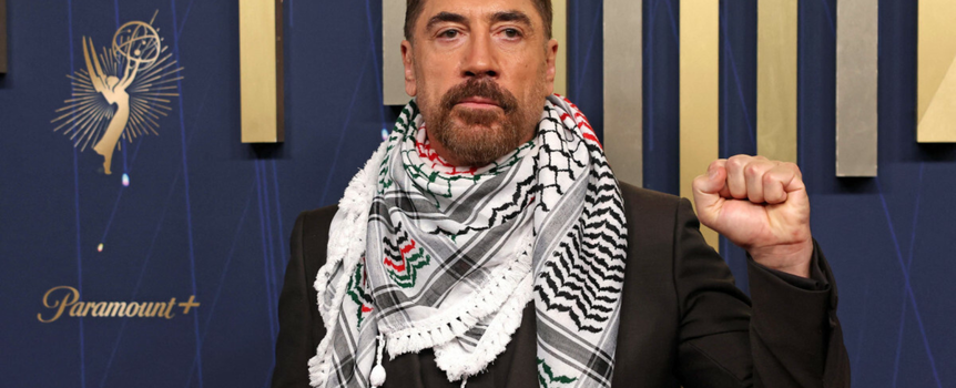 Javier Bardem na 77. gali rozdania nagród Emmy w Los Angeles