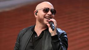 Pitbull podczas koncertu w Las Vegas w 2023 roku