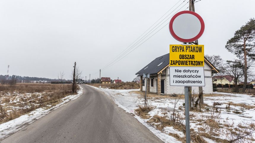 Tablica informująca o obszarze zapowietrzonym