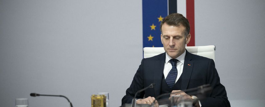 Macron zdalnie na spotkaniu Koalicji Chętnych