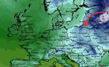 Temperatura mierzona na wysokości 2 m nad powierzchnią gruntu 26.02