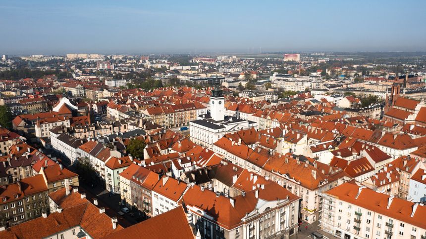 Kalisz z lotu ptaka