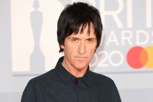 Johnny Marr na rozdaniu nagród BRIT Awards 2020 w Londynie