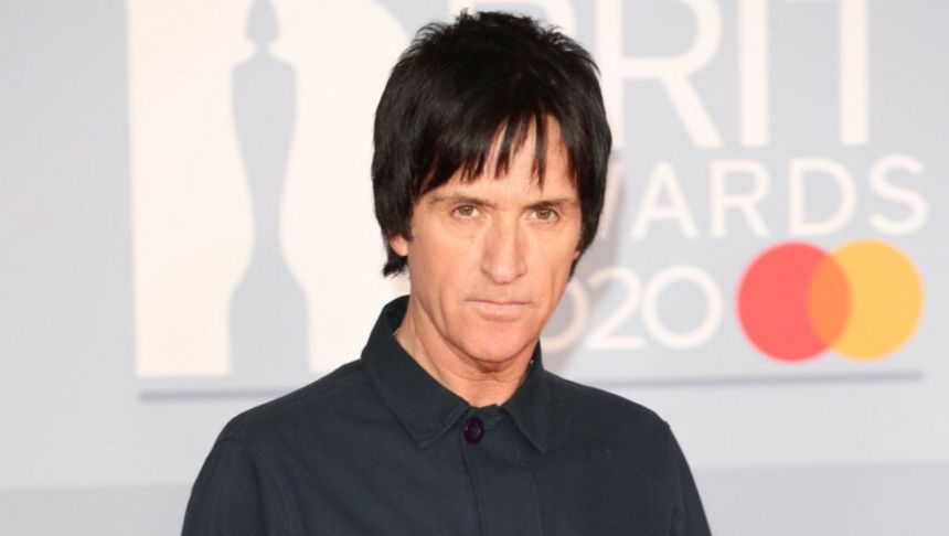 Johnny Marr na rozdaniu nagród BRIT Awards 2020 w Londynie