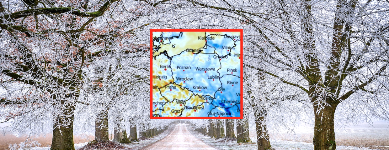 Anomalia temperatury mierzona na wysokości 2 m nad powierzchnią gruntu 07.03