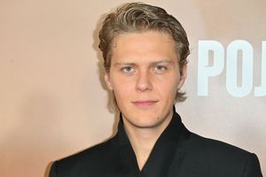 Jakub Gierszał na premierze filmu 