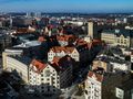Widok na zabudowę miejską w Poznaniu