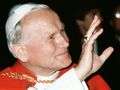 Jan Paweł II podczas wizyty w Paryżu
