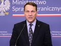 Szef MSZ Radosław Sikorski