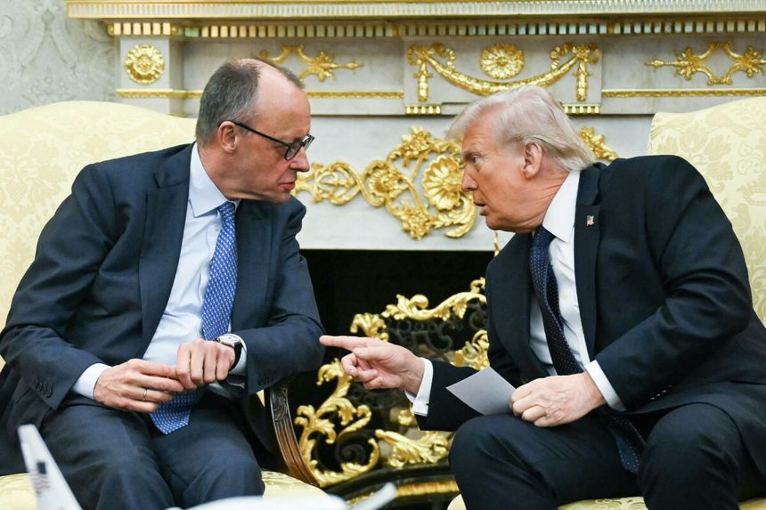 Merz i Trump