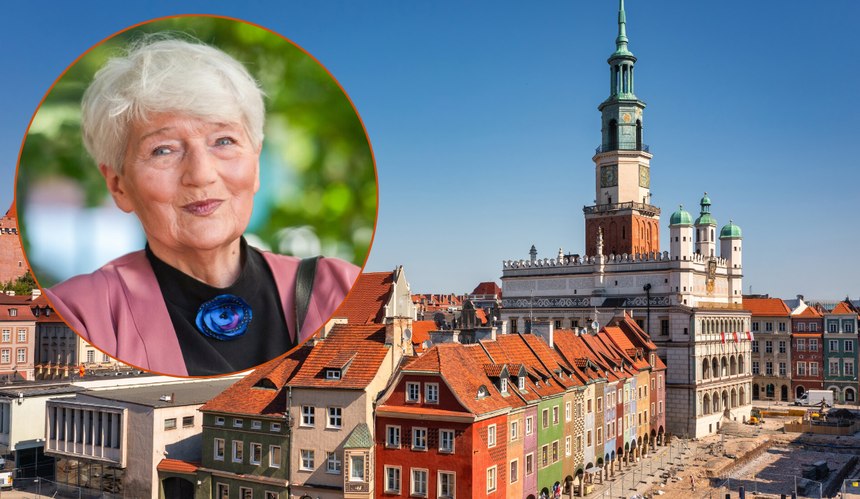Widok na Poznań i zdjęcie Małgorzaty Musierowicz