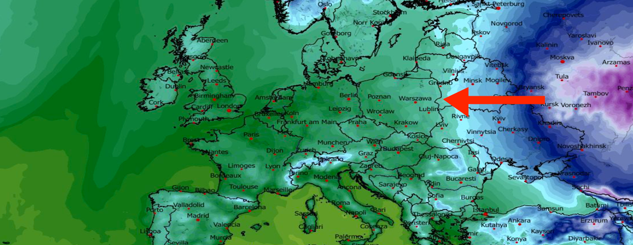 Temperatura mierzona na wysokości 2 m nad powierzchnią gruntu 10.03