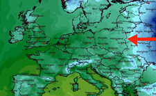 Temperatura mierzona na wysokości 2 m nad powierzchnią gruntu 10.03