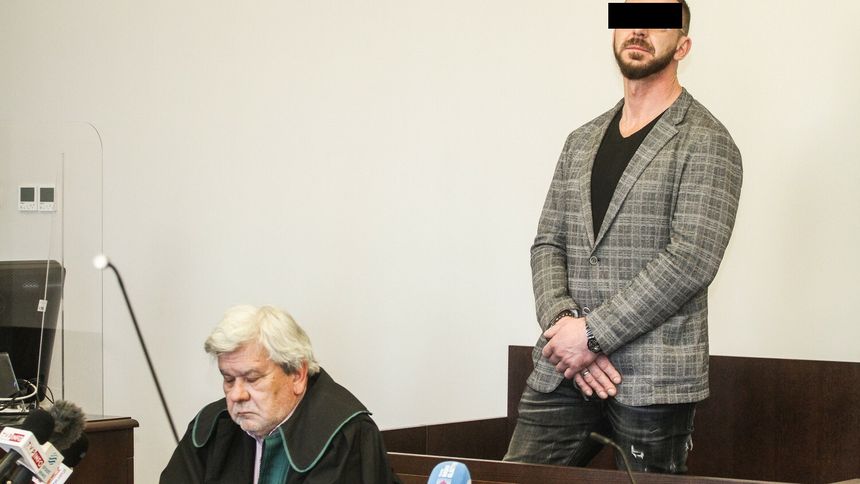 Paweł K. w sądzie w 2023 roku