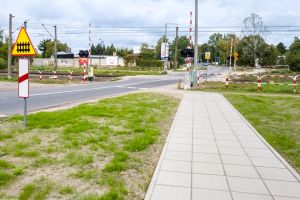 Remontowany przejazd kolejowy na północy Poznania