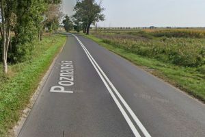 Miejsce śmiertelnego wypadku pod Poznaniem