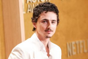 Timothée Chalamet na rozdaniu nagród SAG-AFTRA