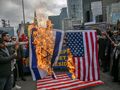 Protesty przeciwko atakom USA i Izraela