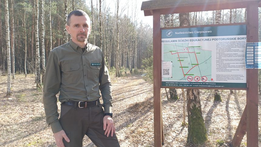  Daniel Kruczkowski, zastępca nadleśniczego w Nadleśnictwie Cierpiszewo