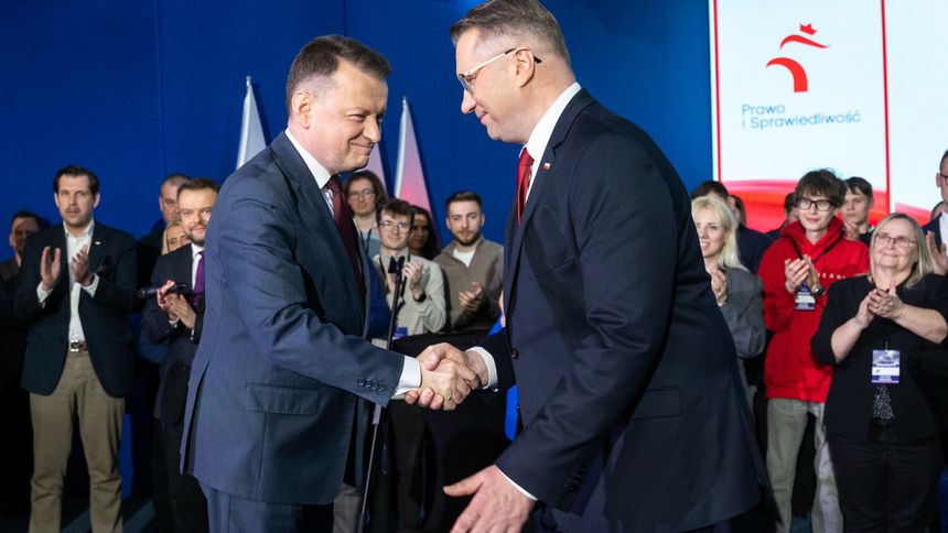 Mariusz Błaszczak i Przemysław Czarnek