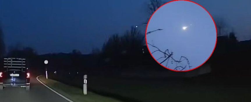 meteoryt spadł w Nemczech