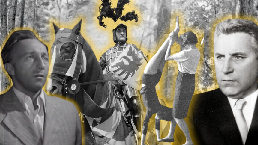 Zbiór czarno-białych zdjęć ludzi z lat 60.