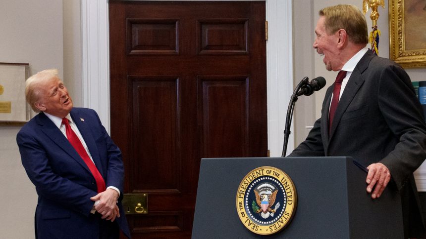 Donald Trump i Larry Ellison