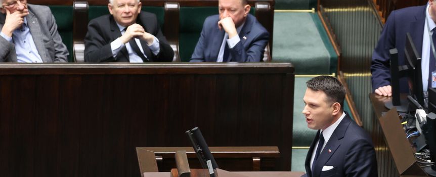 Sławomir Mentzen i Jarosław Kaczyński