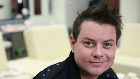 Bartek Wrona podczas nagrań programu 