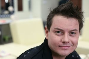 Bartek Wrona podczas nagrań programu 