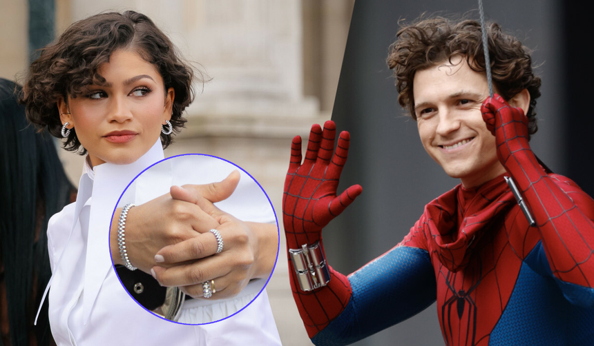 Zendaya i Tom Holland wzięli ślub? Znowu pokazała się z obrączką na palcu