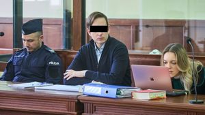  Oskarżony Sebastian M. i obrońca Katarzyna Hebda podczas rozprawy 