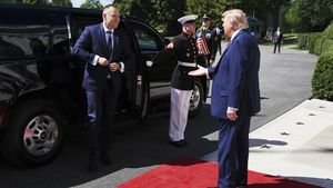 Karol Nawrocki i Donald Trump