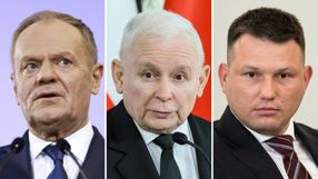 Donald Tusk. Jarosław Kaczyński. Sławomir Mentzen